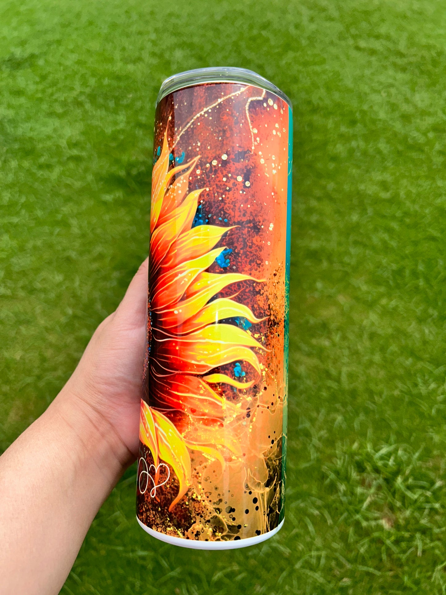 3D Sunflower Tumbler