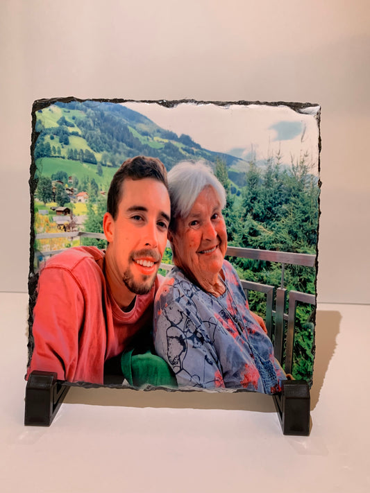 Custom Stone Photo Slate