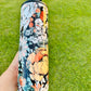 Medical Nurse Floral Heart Stethoscope Travel Tumbler
