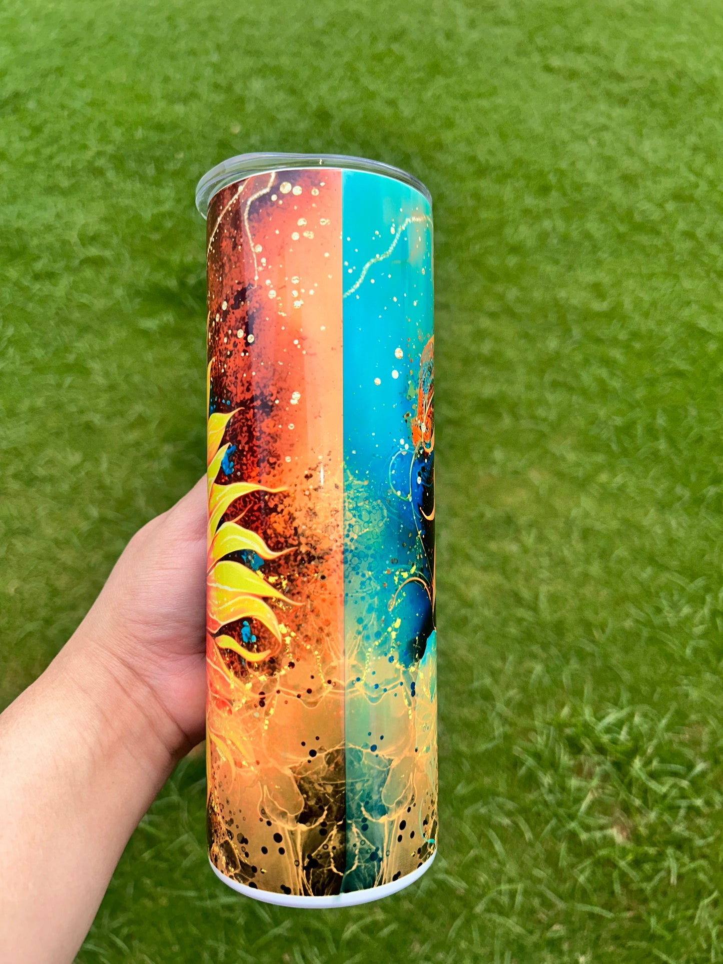 3D Sunflower Tumbler