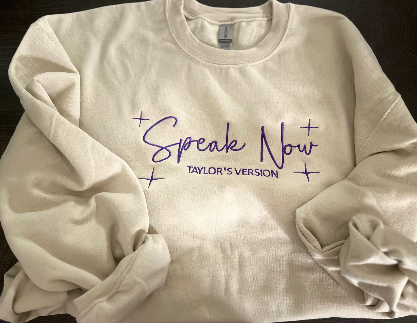 Speak Now Embroidered Crewneck