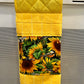 Sunflower Birds Yellow Kitchen towel