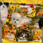 Kitten Kitchen Hanging Yellow Towel