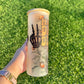 25oz Floral HAVE THE DAY YOU DESERVE Frosted Cold glass cup