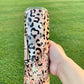 MAMA Leopard Faux Glitter 20oz tumbler