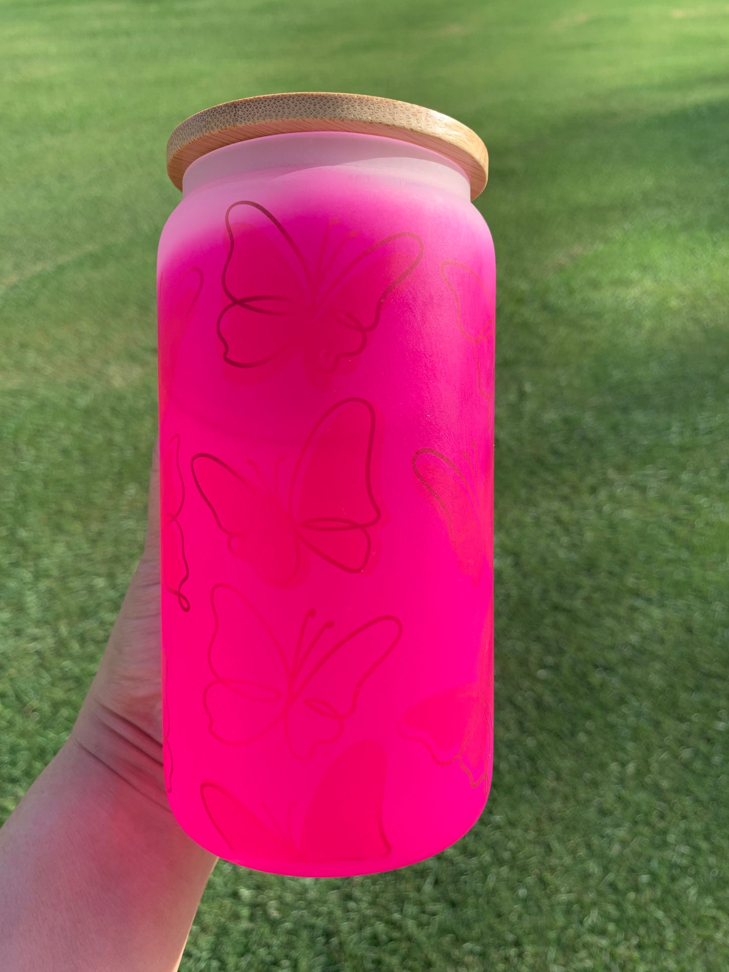 Cold Color changing Glass cup