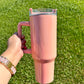 Colorful Floral Butterflies 40oz Tumbler