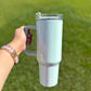 Colorful Floral Butterflies 40oz Tumbler