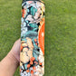 Medical Nurse Floral Heart Stethoscope Travel Tumbler