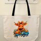 Hey Pumpkin Highland Cow Tote Bag